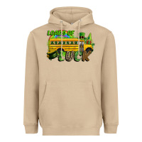 Mushroom Loads of luck School bus Heavyweight Hoodie - CowGirlArtShop
