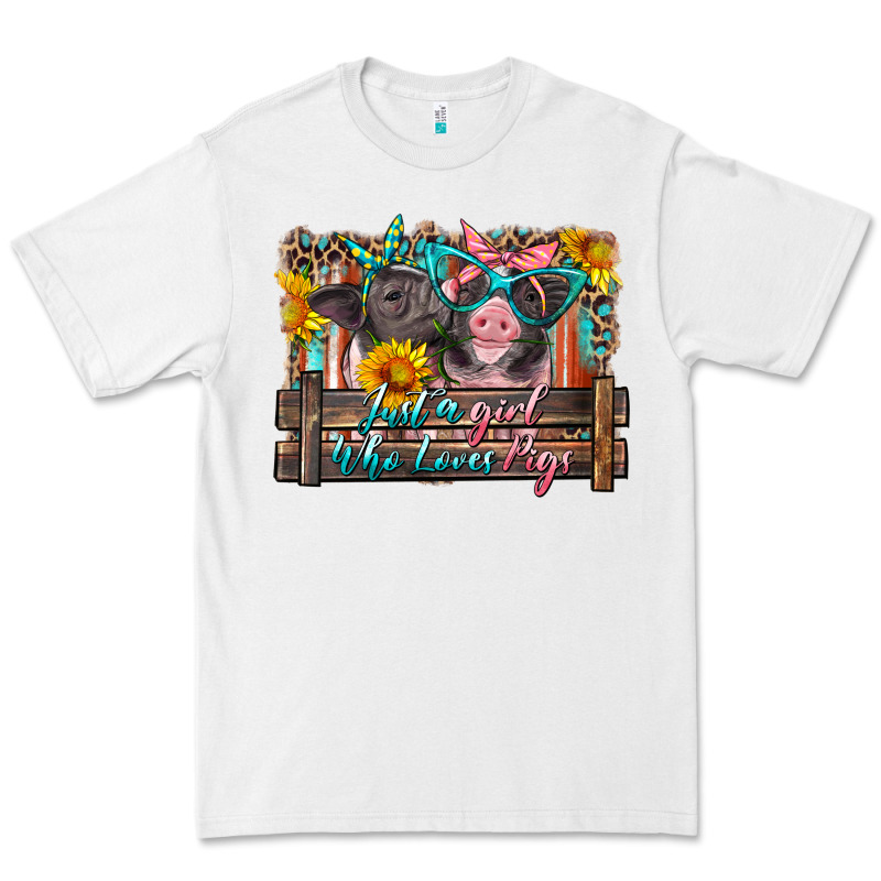 Just A Girl Who Loves Pigs Premium Tee by Artiststas | Teevron