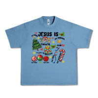 Pebble Blue religious christmas Urban Heavy Tee - MaliasSmallBusiness