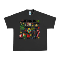 Pigment Black religious christmas Urban Heavy Tee - MaliasSmallBusiness
