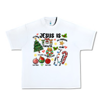 White religious christmas Urban Heavy Tee - MaliasSmallBusiness