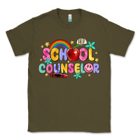 Army Green school counselor Classic Tee - MaliasSmallBusiness
