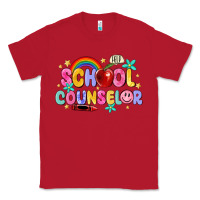 Red school counselor Classic Tee - MaliasSmallBusiness