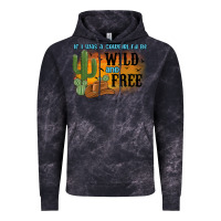 Cloud Black if i was a cowgirl i d be wild and free Vintage Hoodie - MaliasSmallBusiness