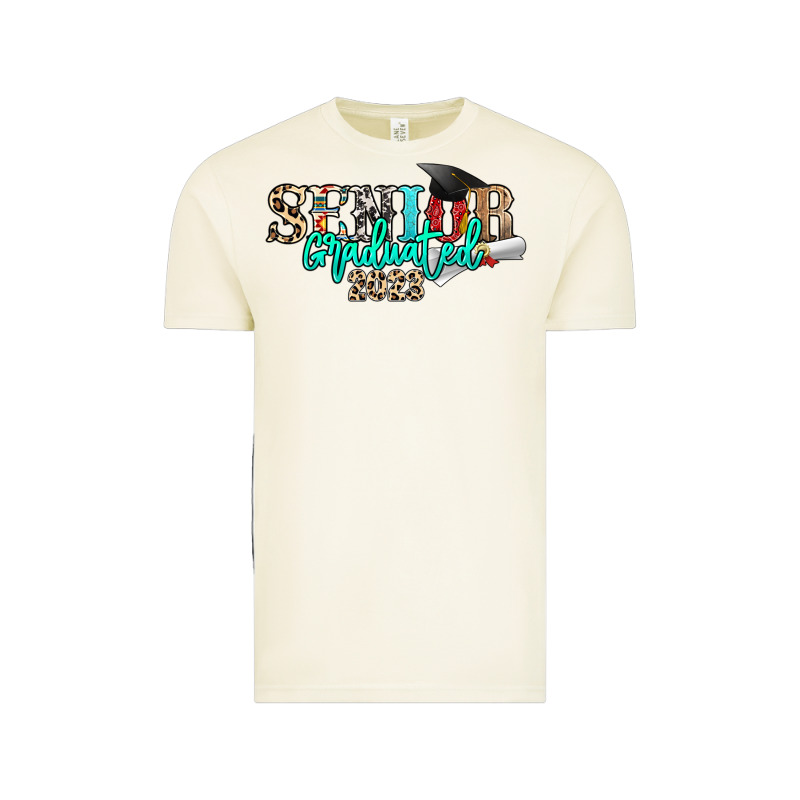 Senior Graduated 2023 Vintage Tee by NancyCooperArtShop | Teevron