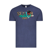Vintage Denim senior graduated 2023 Vintage Tee - NancyCooperArtShop