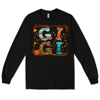 Black Fall Autumn Leopard Gigi Long Sleeve Tee - LillyAllenDesigns