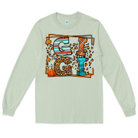 Matcha Fall Autumn Leopard Gigi Long Sleeve Tee - LillyAllenDesigns
