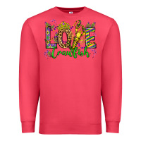 Cardinal love crawfish mardi gras olivia Premium Sweatshirt - OliviaCreatesArt