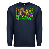 Navy love crawfish mardi gras olivia Premium Sweatshirt - OliviaCreatesArt