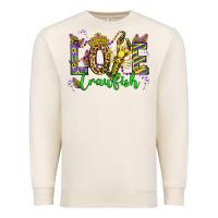Sandshell love crawfish mardi gras olivia Premium Sweatshirt - OliviaCreatesArt