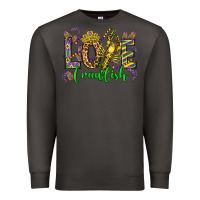 Smoke love crawfish mardi gras olivia Premium Sweatshirt - OliviaCreatesArt