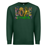 Sports Green love crawfish mardi gras olivia Premium Sweatshirt - OliviaCreatesArt