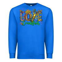 True Royal love crawfish mardi gras olivia Premium Sweatshirt - OliviaCreatesArt