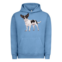 Pigment Pebble Blue chihuahua Urban Hoodie - LillyAllenDesigns