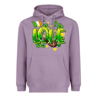 Lavender Love St. Patrick's Day Heavyweight Hoodie - HowdyJamesFarm