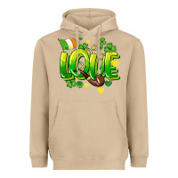 Mushroom Love St. Patrick's Day Heavyweight Hoodie - HowdyJamesFarm