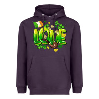 Plum Love St. Patrick's Day Heavyweight Hoodie - HowdyJamesFarm