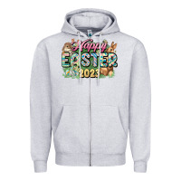 Happy Easter 2023 Zipper Hoodie | Teevron