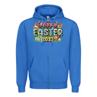 True Royal Happy Easter 2023 Zipper Hoodie - HowdyJamesFarm