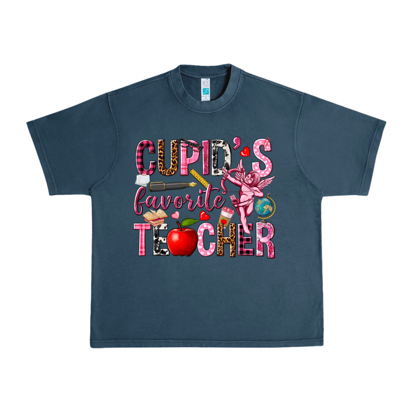 Cupids Favorite Teacher Urban Heavy Tee by NancyCooperArtShop | Teevron