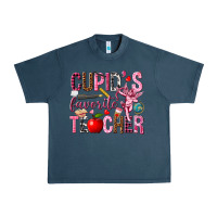 Midnight Navy cupids favorite teacher Urban Heavy Tee - NancyCooperArtShop