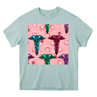 Arona Medicine Seamless Pattern Heavy Core Tee - BundleAndBundleShop