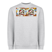 Heather Grey When You're Dead Inside But It's Christmas Hippie Skeleton Santa Heavyweight Sweatshirt - Artiststas