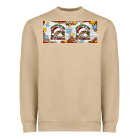 Mushroom When You're Dead Inside But It's Christmas Hippie Skeleton Santa Heavyweight Sweatshirt - Artiststas