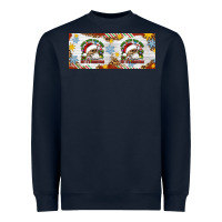 When You're Dead Inside But It's Christmas Hippie Skeleton Santa Heavyweight Sweatshirt | Teevron