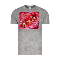 Cloud Rock gnomies with food Vintage Tee - NancyCooperArtShop