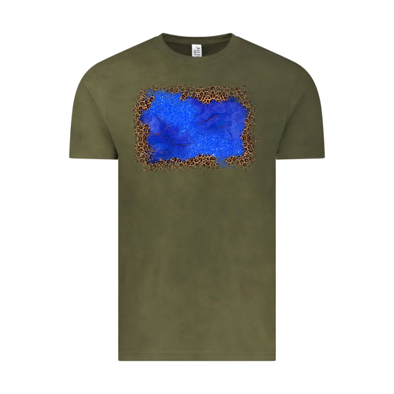 Gemstone Blue Leopard Background Vintage Tee by JahusDesignShop | Teevron