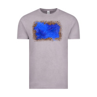 Vintage Zinc gemstone blue leopard background Vintage Tee - JahusDesignShop