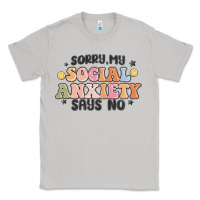 Moon Dust sorry my social anxiety says no Classic Tee - MaliasSmallBusiness