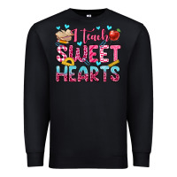 Black i teach sweet hearts olivia Premium Sweatshirt - OliviaCreatesArt