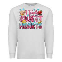 Dove Grey i teach sweet hearts olivia Premium Sweatshirt - OliviaCreatesArt