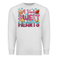 Oatmeal Heather i teach sweet hearts olivia Premium Sweatshirt - OliviaCreatesArt