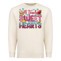 Sandshell i teach sweet hearts olivia Premium Sweatshirt - OliviaCreatesArt