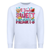 White i teach sweet hearts olivia Premium Sweatshirt - OliviaCreatesArt