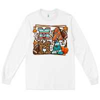 White Fall American Football Autumn Mama Long Sleeve Tee - LillyAllenDesigns