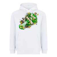 White Bad and boozy Heavyweight Hoodie - CowGirlArtShop