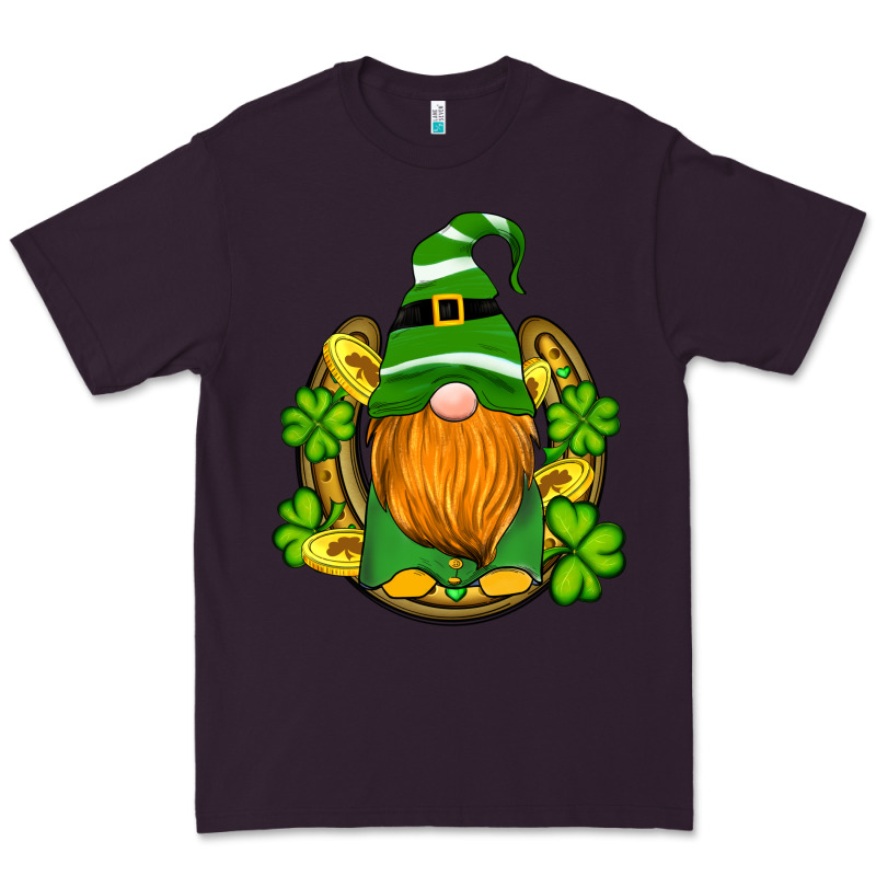 St Patricks Day Gnomes Horseshoe Shamrock Gold Premium Tee by Artiststas | Teevron