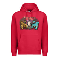 Cardinal Show mom cow Premium Hoodie - CowGirlArtShop