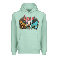 Seafoam Show mom cow Premium Hoodie - CowGirlArtShop