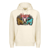 Tofu Show mom cow Premium Hoodie - CowGirlArtShop