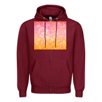 Burgundy orange pink ombre glitter Zipper Hoodie - TumblerDesignByShophia