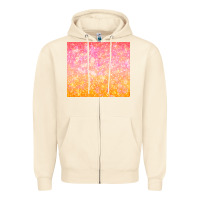 Sandshell orange pink ombre glitter Zipper Hoodie - TumblerDesignByShophia