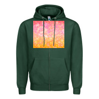 Sports Green orange pink ombre glitter Zipper Hoodie - TumblerDesignByShophia