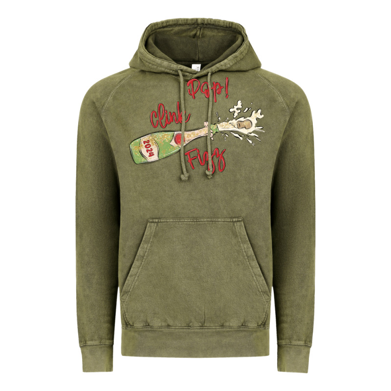 Cheers To The New Year Vintage Hoodie by MaliasSmallBusiness | Teevron