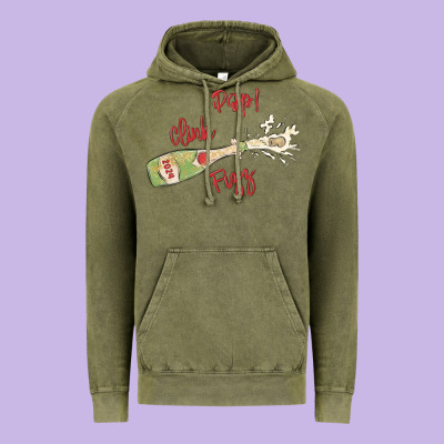 Cheers To The New Year Vintage Hoodie Designed By Maliassmallbusiness